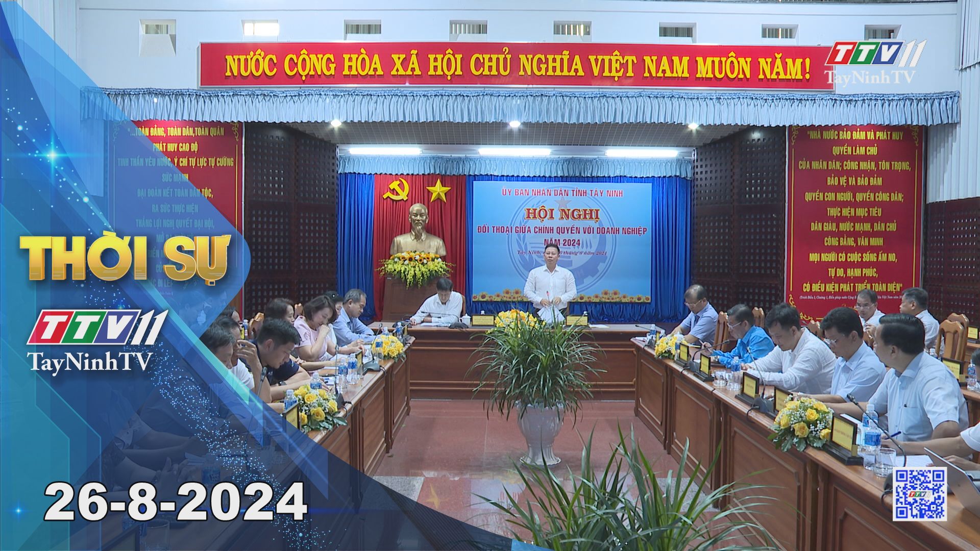 Thời sự Tây Ninh 26-8-2024 | Tin tức hôm nay | TayNinhTV